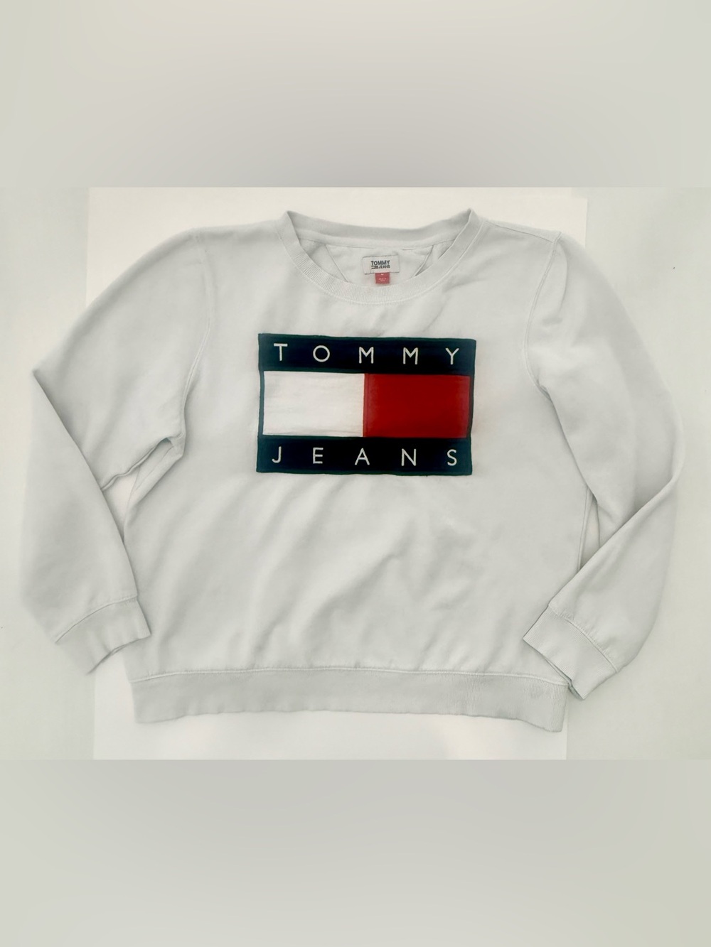 Tommy Jeans Big Flag Logo Crewneck Sweatshirt Men’s Medium